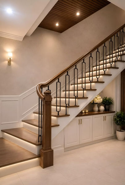 Staircase storage design two